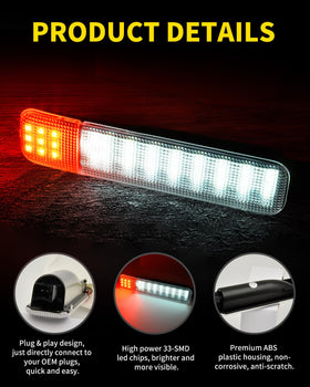 asgohme 33-SMD LED chip detail highlighting brighter interior lighting