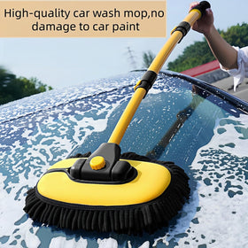 AsherRybrolon in use washing a car roof demonstrating ergonomic benefit