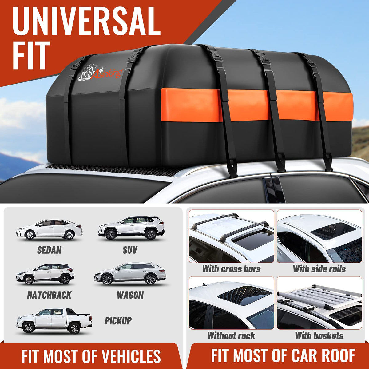 Asinking anti-slip mat and straps layout reducing movement risk