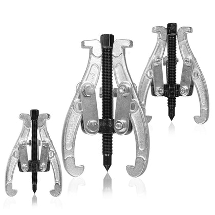 Asnfanl front view puller set showing all three sizes and organized layout benefits versatility