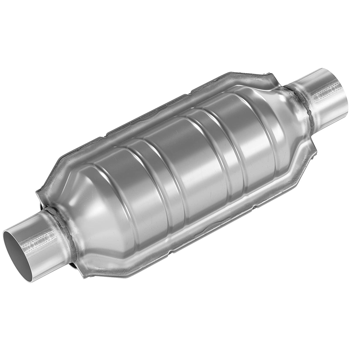 ASOPARTS front view showing 2.5-inch inlet and outlet for easy fit