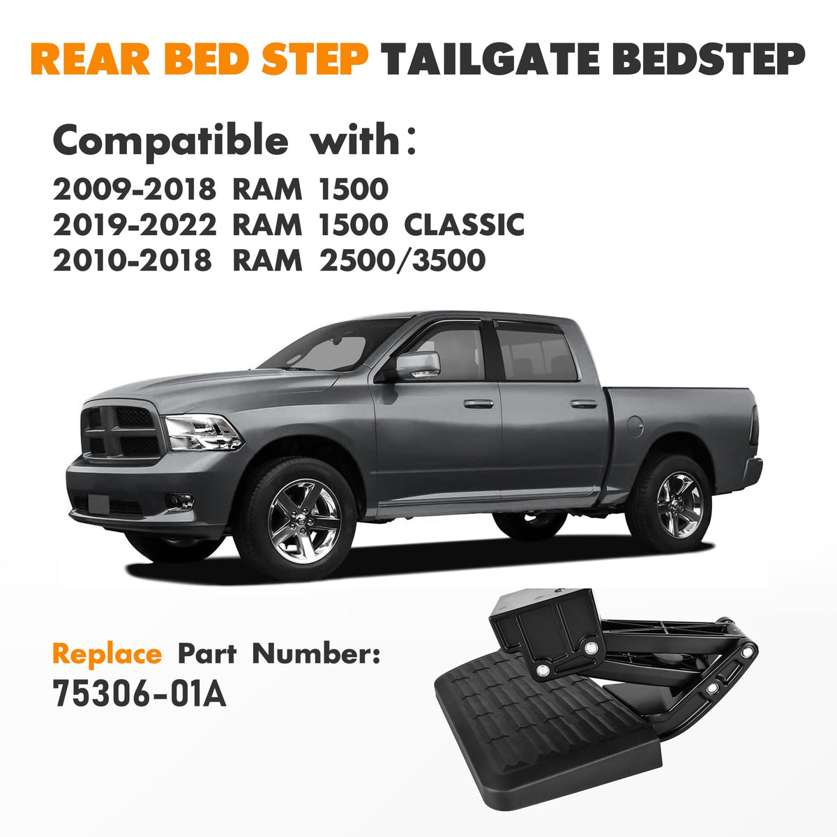 ASOPARTS close-up of aluminum step surface highlighting corrosion resistance and grip