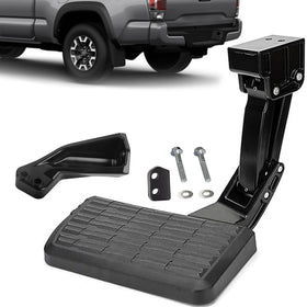 ASOPARTS front view of rear bed step showing solid fit and finish for Tacoma