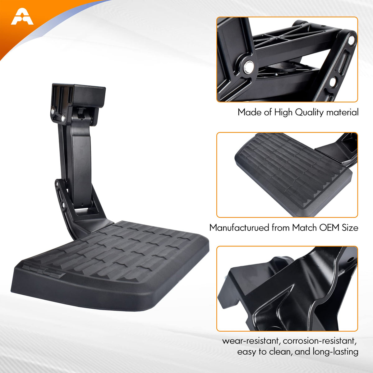 ASOPARTS aluminum finish detail resisting corrosion and wear