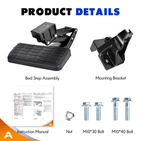 ASOPARTS step next to hand showing compact scale and ease
