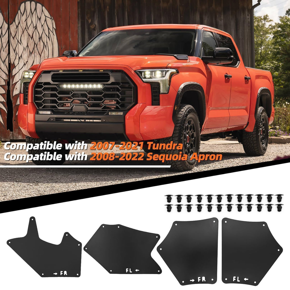 Aspaton front fender liner displayed full view, ready-fit for easy replacement