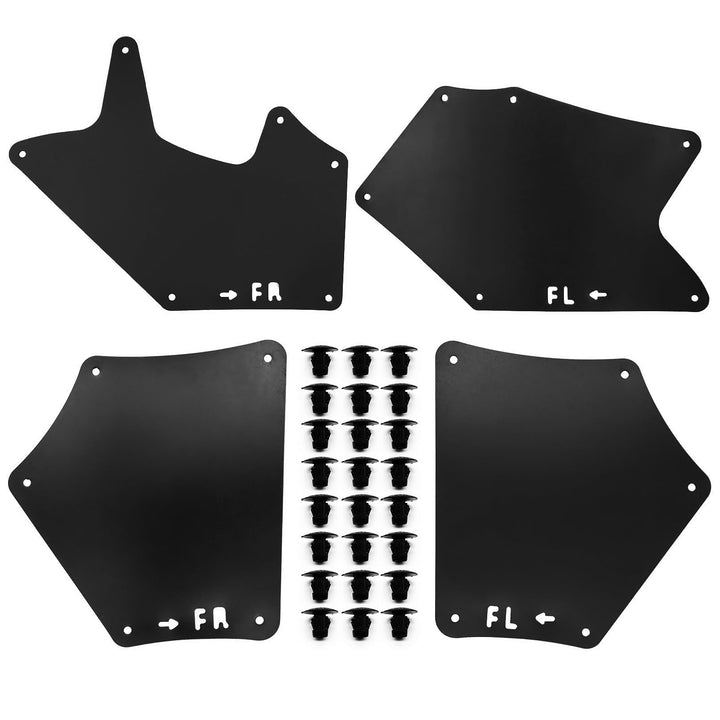 Aspaton packaging showing front splash guards and clips, clear product protection