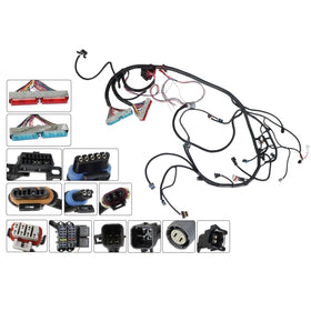 Aspaton harness installed in an engine bay illustrating tidy routing and reduced clutter