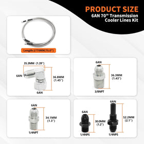 Aspaton hose end with 6AN fitting showing seal quality and leak-resistant connection benefit