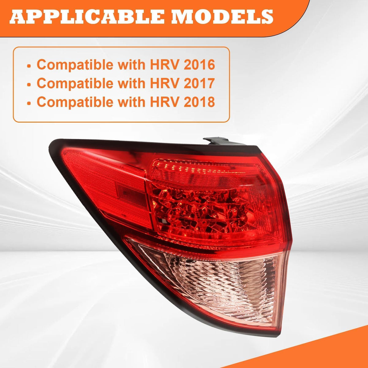 Aspaton installed at night showing bright signals for improved rear visibility