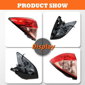 Aspaton taillight held in hand showing size and solid ABS housing for quick comparison