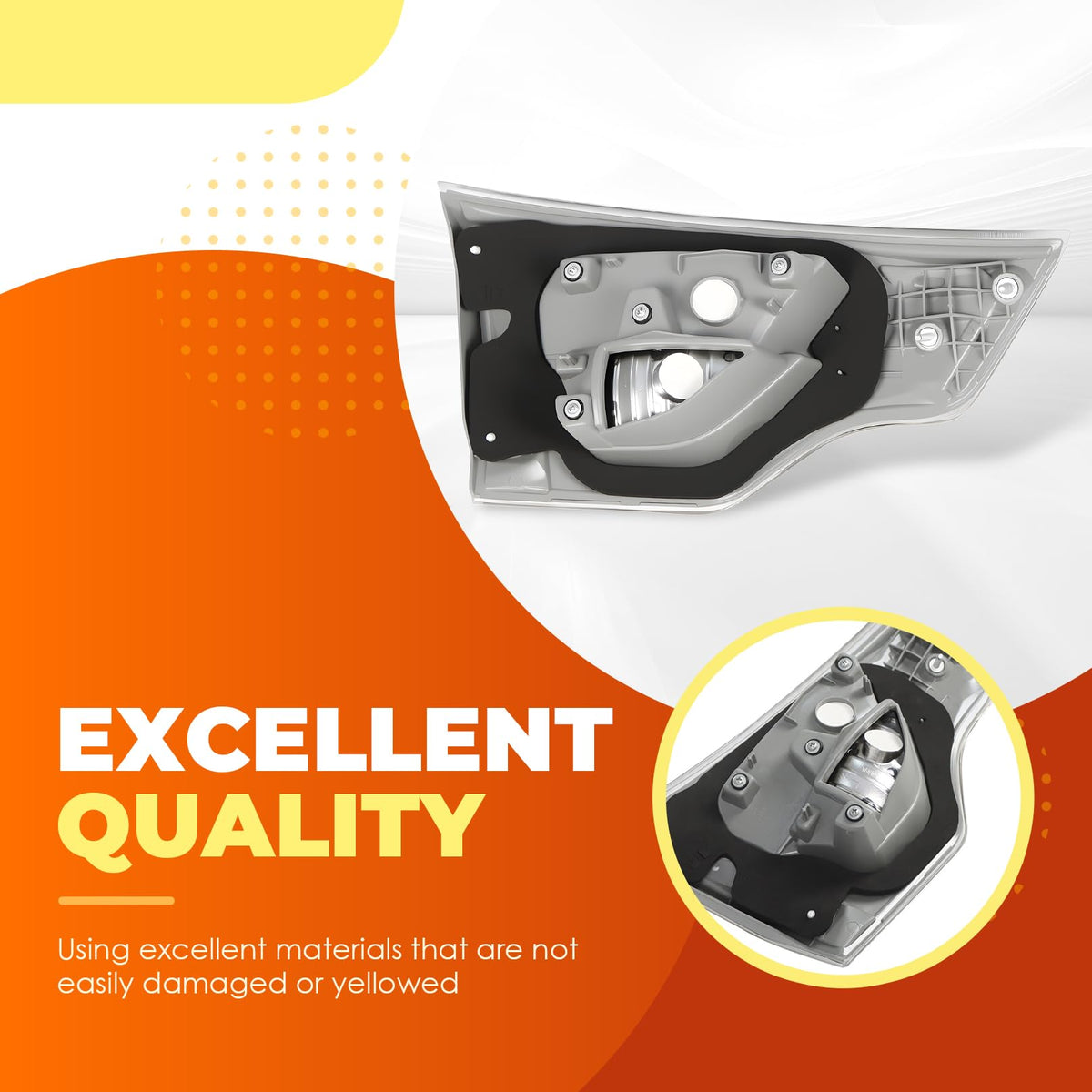 Aspaton tail light wiring connector detail for straightforward plug-in fit