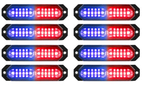 ASPL front view installed on grille showing compact warning light and improved visibility