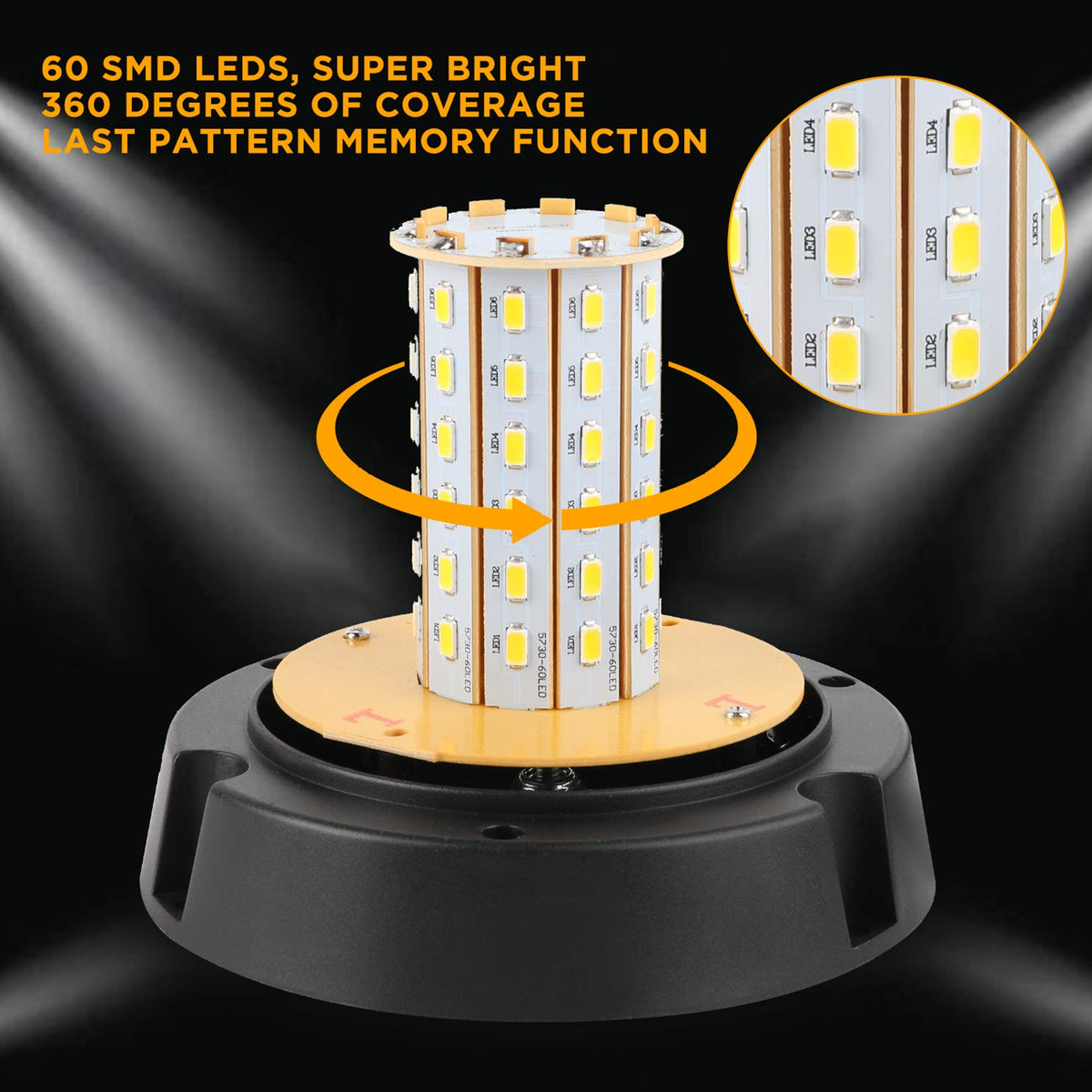 ASPL magnet base detail illustrating secure magnetic mounting benefit