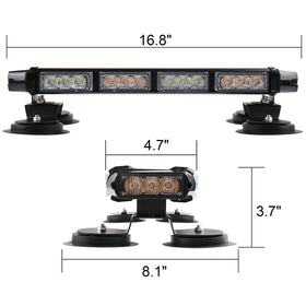ASPL magnetic base detail with rubber pads, secures safely to vehicle roof