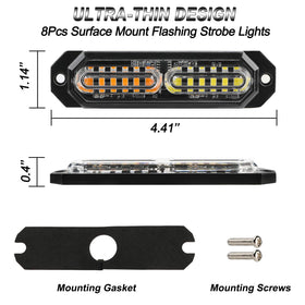 ASPL installed on vehicle grille demonstrating high visibility and professional look