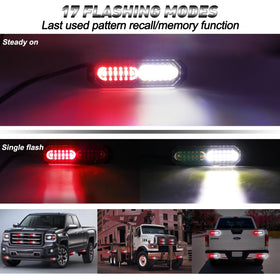 ASPL strobe next to ruler showing compact size and installation flexibility benefit
