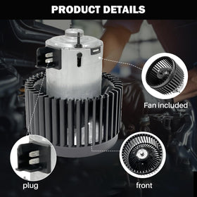 Aspligo close-up of ABS blower housing highlighting durable construction