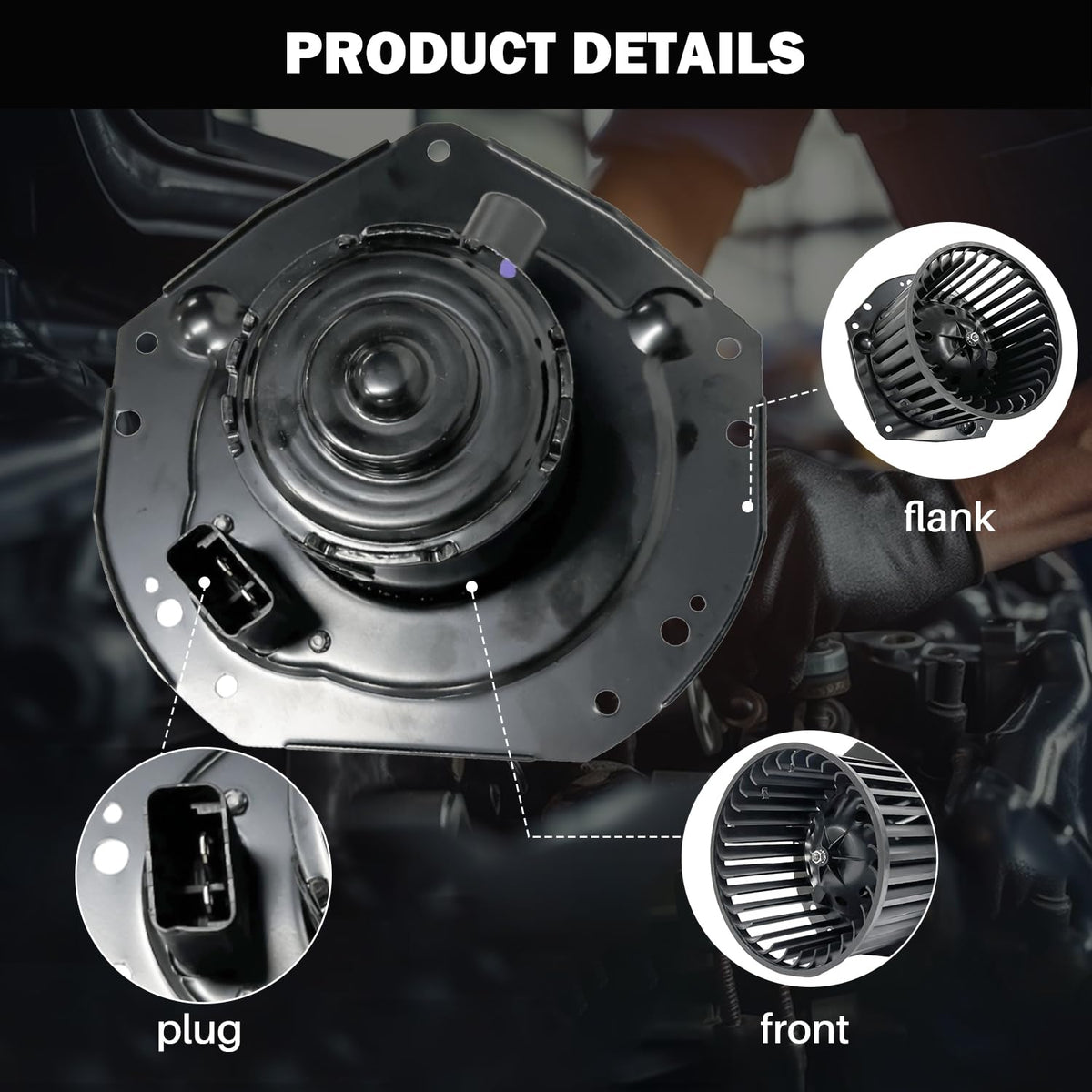 Aspligo blower impeller close-up highlighting balanced airflow and low noise