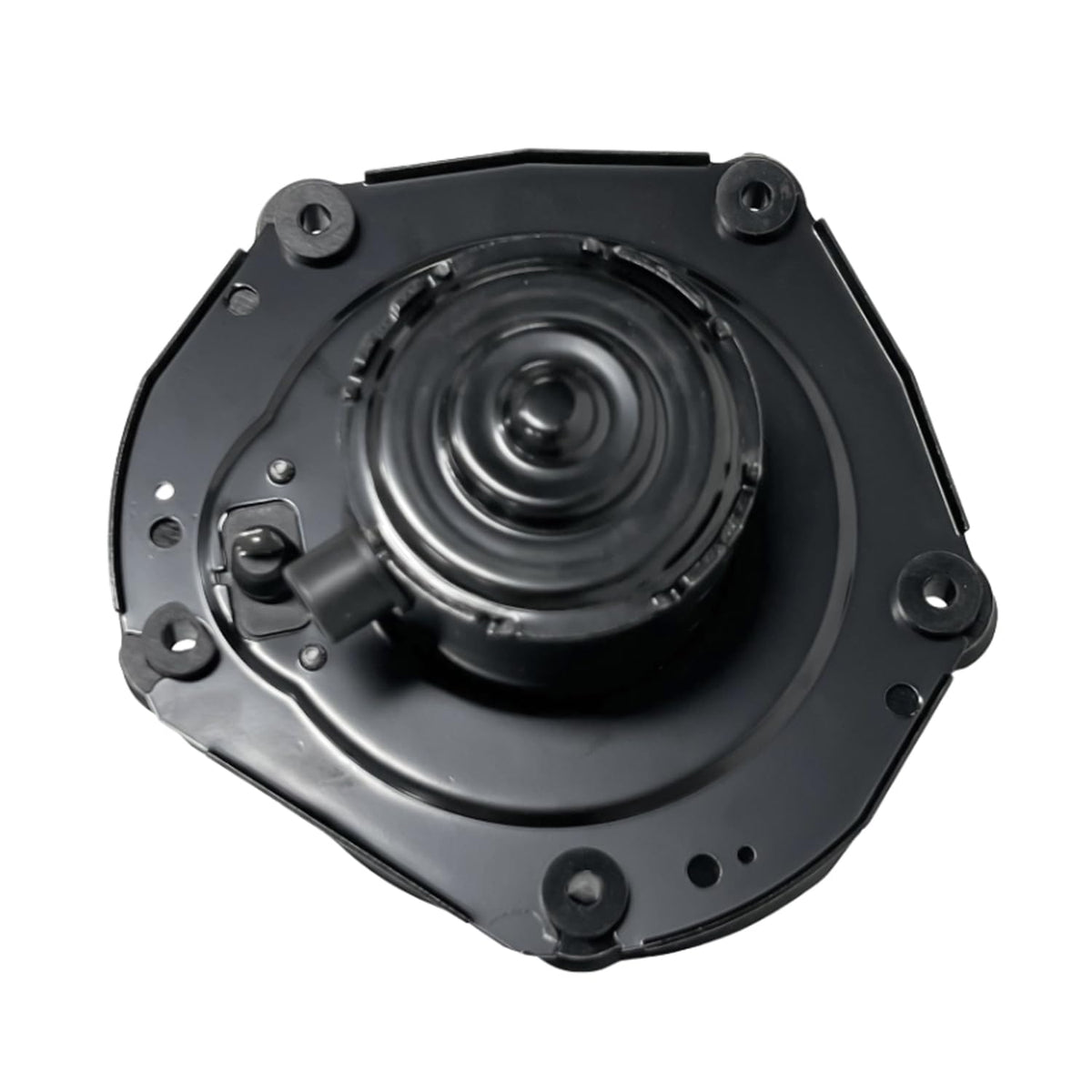Aspligo blower housing texture closeup showing ABS finish for impact resistance