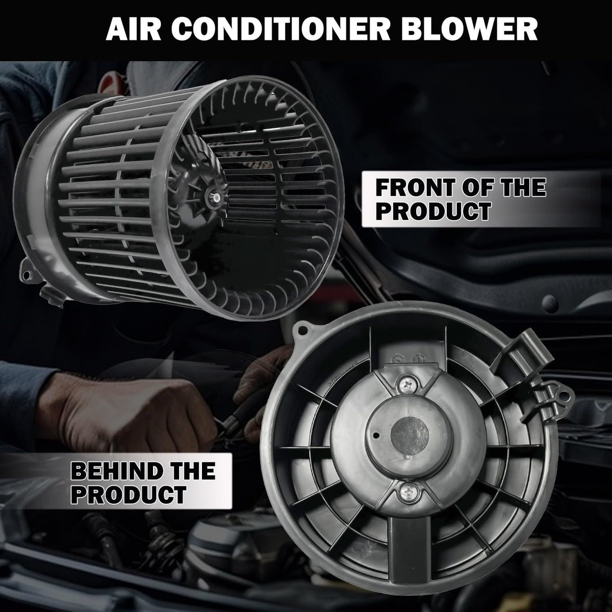 Aspligo blower motor side profile highlighting durable construction