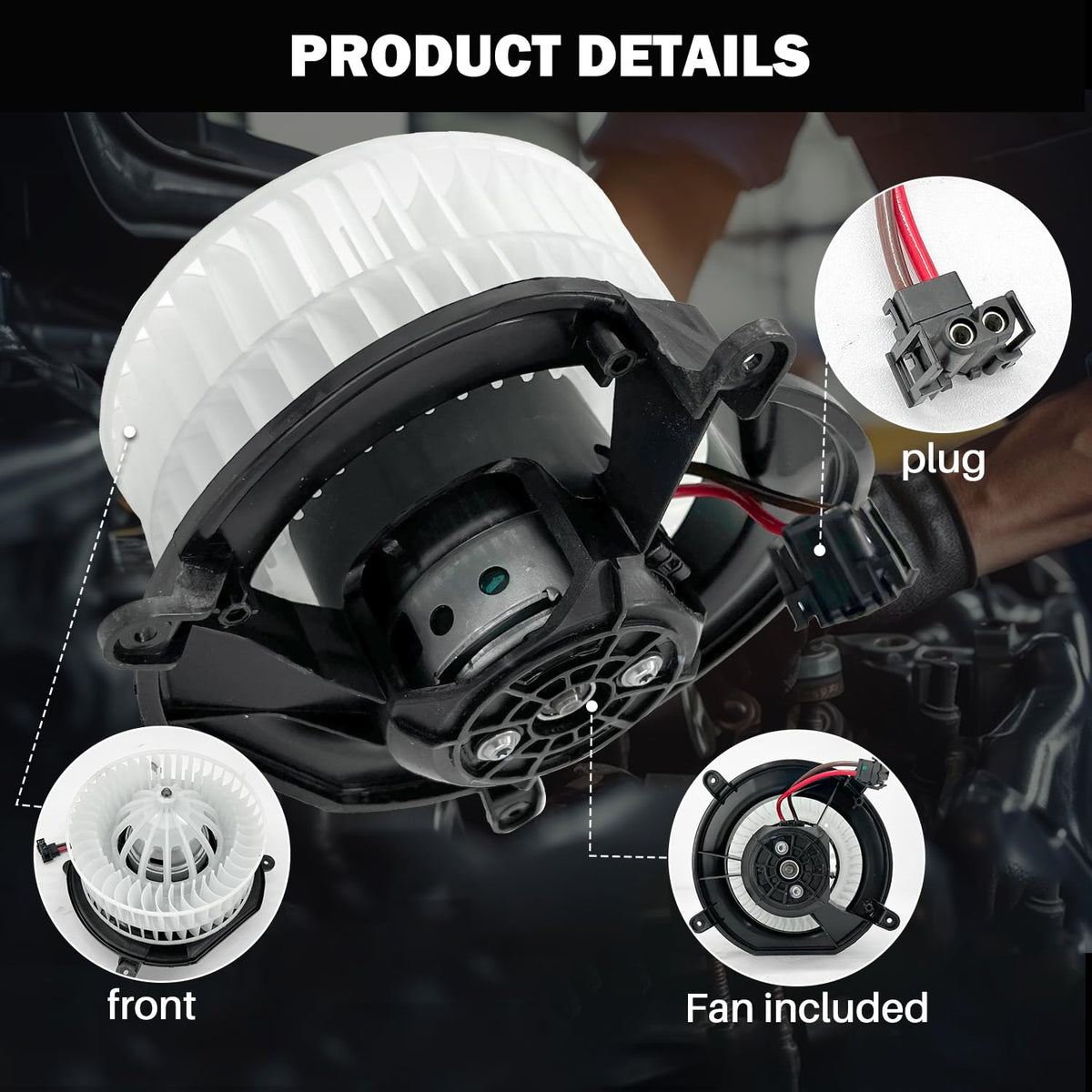 Aspligo motor side profile highlighting compact design and long life benefit