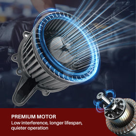 Aspligo blower mounted in vehicle illustrating direct-fit installation advantage
