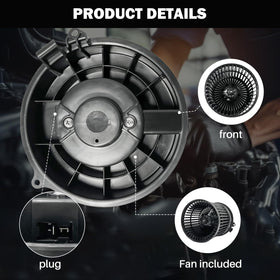 Aspligo fan wheel close-up showing balanced blades for quieter operation
