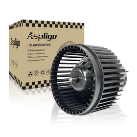 Aspligo front assembly showing overall blower shape and easy fit benefits