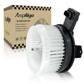 Aspligo front assembly view showing complete blower for direct replacement and reliable airflow