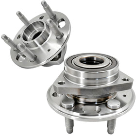 Aspligo front hub assembly in packaging showing ready-to-install benefit