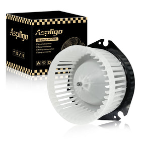 Aspligo front view blower motor showing mounting points and fitment benefit