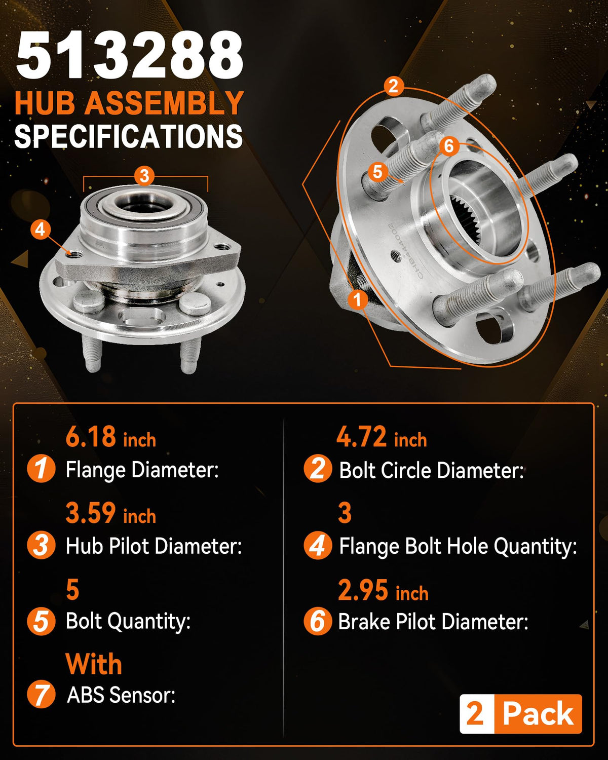 Aspligo flange close-up highlighting precise dimensions and durability