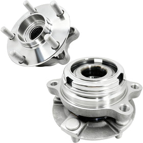 Aspligo front hub assembly in packaging showing new direct-fit replacement benefit