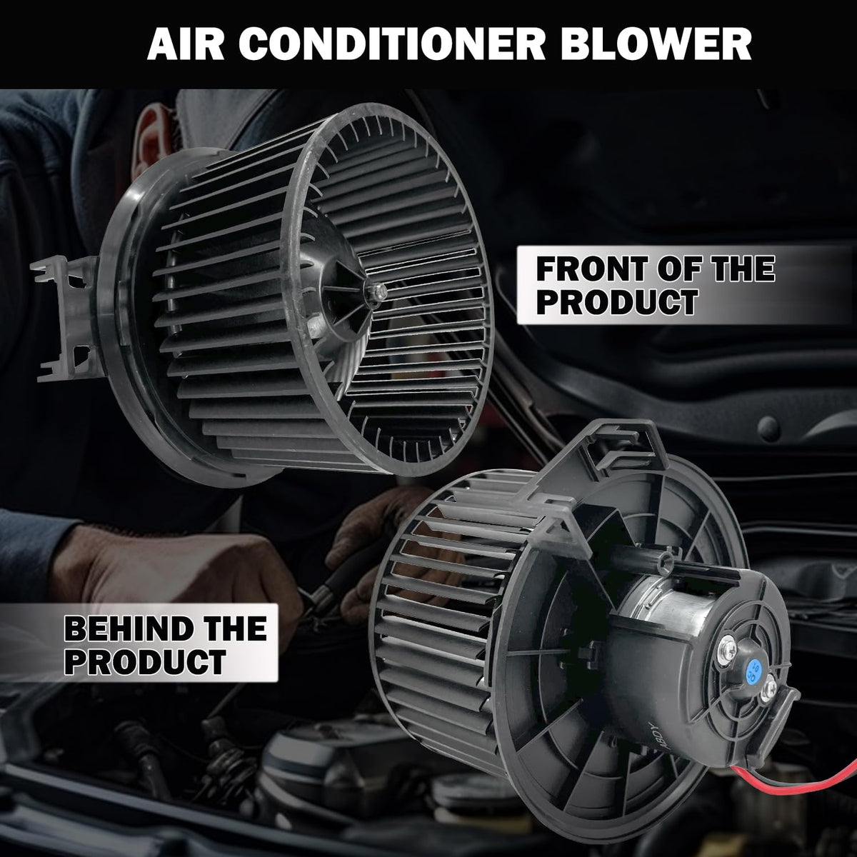 Aspligo impeller close-up showing balanced blades for quieter airflow