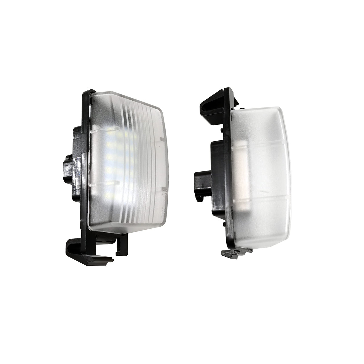 ASTAMOTOR LED lights detail showing bright bulbs for improved visibility
