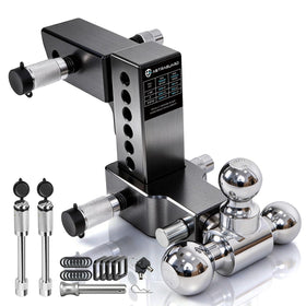 AstraGuard front view of assembled hitch showing sturdy build and fit