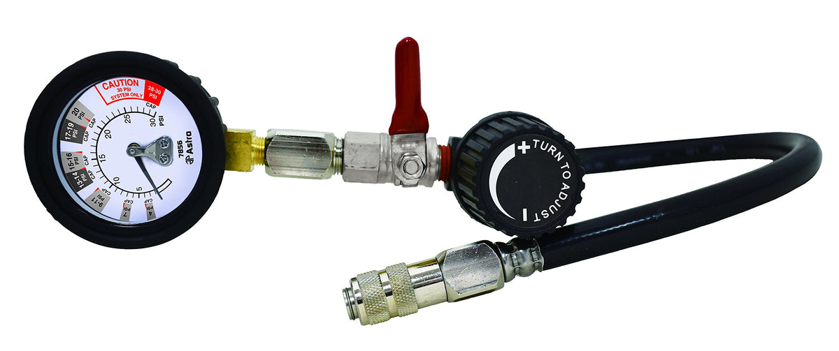 Astro 7856 quick connector detail attached to adapter, universal fit saves time