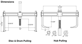 Astro Pneumatic small medium large hub adapters displayed to show fit versatility