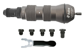 AP Astro Pneumatic Tool ADR14 XL front assembly showing nosepieces and benefits ease of conversion