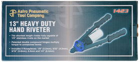 Astro Pneumatic 1423 close-up of jaws and collet case for reliable, adjustable grip