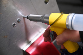 Close-up of Astro PR14 nosepiece threads showing durable construction for secure fit