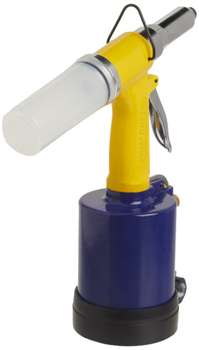 Astro PR14 in use setting a rivet quickly, improving shop assembly speed