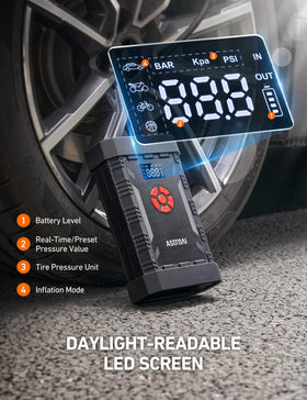 AstroAI carrying bag with accessories organized for easy transport and storage