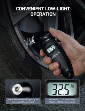 AstroAI textured ergonomic grip detail providing secure hold during use benefit