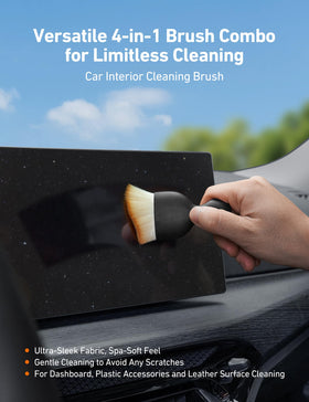 AstroAI extendable handle in car demonstrating ergonomic reach to reduce back strain