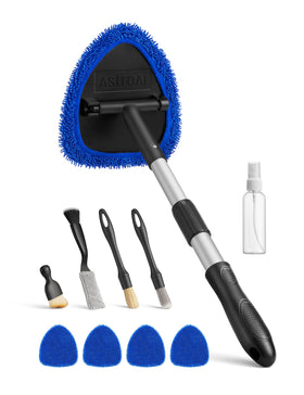 AstroAI front packaging showing full 8-piece kit and storage bag for organized cleaning