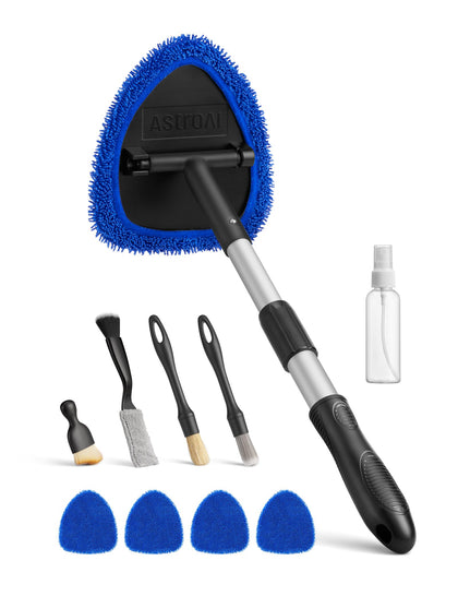 AstroAI front packaging showing full 8-piece kit and storage bag for organized cleaning