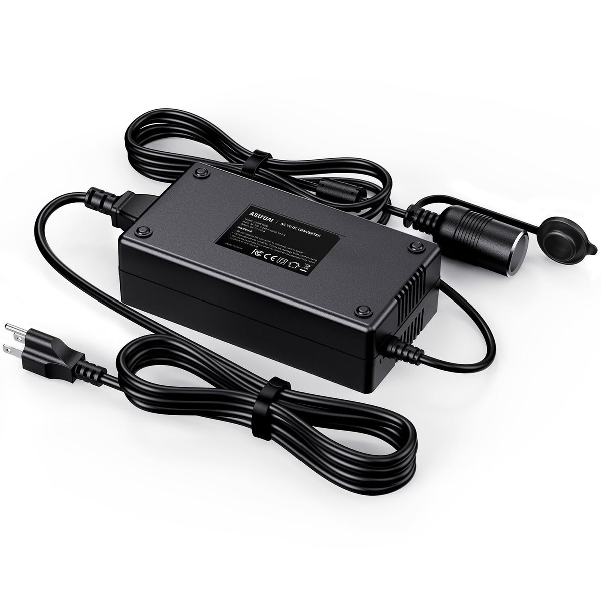 AstroAI front view of converter showing ports and casing, reliable power delivery