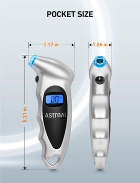 AstroAI in a roadside setting showing quick tire checks for safer driving